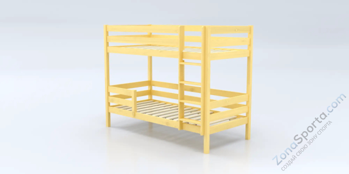 Кровать детская двухъярусная Савушка-01 90х200 (без окрашивания)