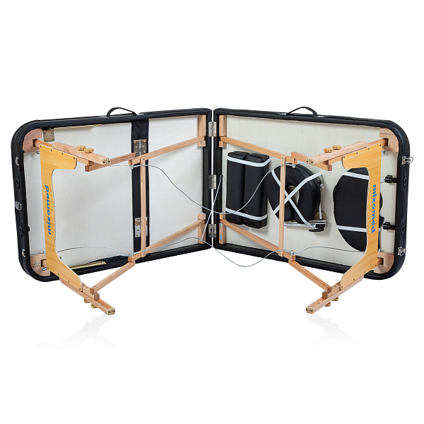 Массажный складной стол Mizomed Premium 3 черный