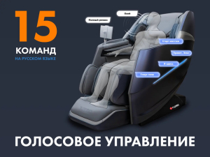 Массажное кресло Fujimo Combat 4D Коричневый