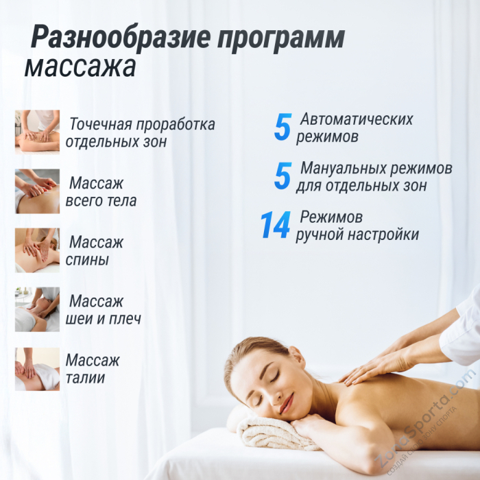 Массажное кресло Unix Adora Grey