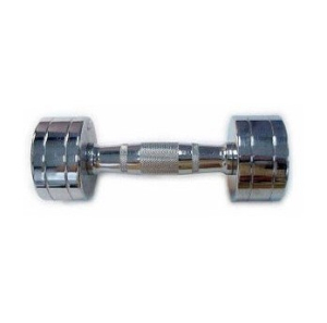 Набор хромированных гантелей (1кг - 10кг) DB-6201