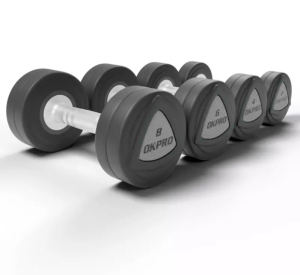 Набор полиуретановых гантелей от 42 до 50 кг (шаг 2 кг) OKPRO OK1032B-42-50-G