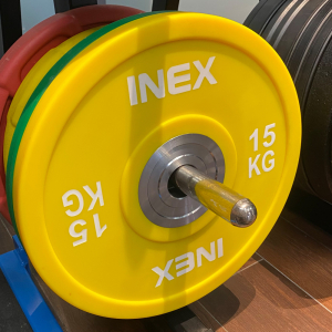 Олимпийский диск в уретане INEX PU Bumper Plate 15 кг
