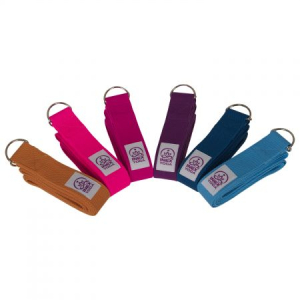 Ремень для йоги INEX Stretch Strap 240 см, голубой