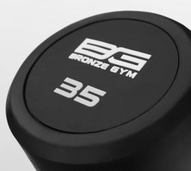 Штанга обрезиненная прямая Bronze Gym BG-PA-BB-S35