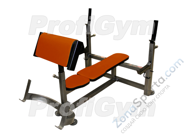 Скамья Скотта / жим штанги ProfiGym СК-0330-H