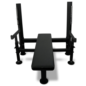 Скамья для жима лёжа со страховочными упорами Bronze Gym Partner ML-902