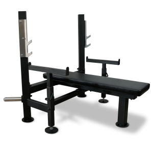 Скамья для жима лёжа со страховочными упорами Bronze Gym Partner ML-902
