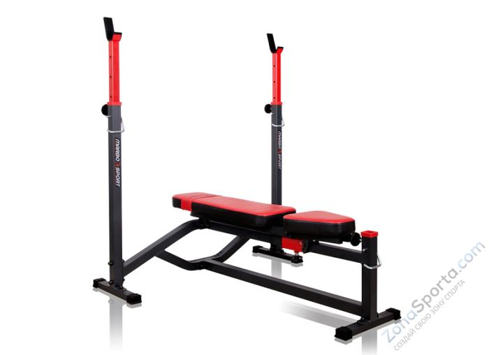 Скамья для жима лежа универсальная регулируемая Marbo Sport MS-L105