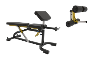 Скамья с партой Скотта и валиками для ног Insight Fitness DZ55