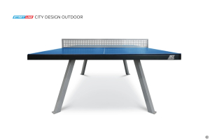 Стол теннисный Start Line City Design Всепогодный Синий