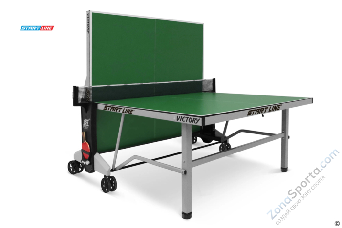 Стол теннисный Victory 6 Всепогодный Зелёный