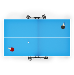 Теннисный стол Unix Line Compact indoor 18mm MDF (Blue)