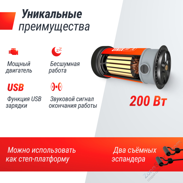 Виброплатформа Unix Fit Intensive 2D Red