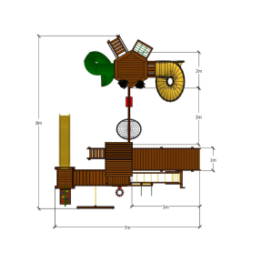Всесезонная детская площадка Марк 8