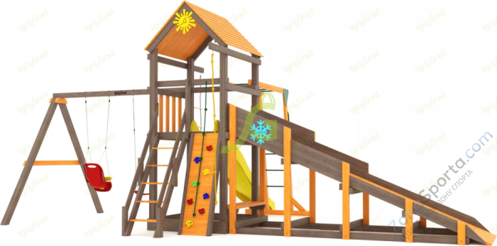 Всесезонная площадка IgraGrad С Gride с рукоходом SF2