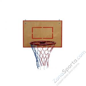 Баскетбольное кольцо Палермо малое с щитом из влагостойкой фанеры