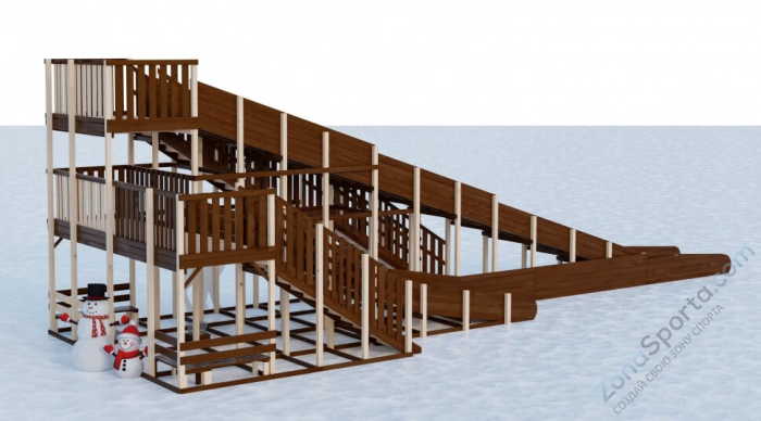 Зимняя горка Самара