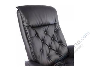 Массажное кресло Calviano с пуфом С-95 (черное)